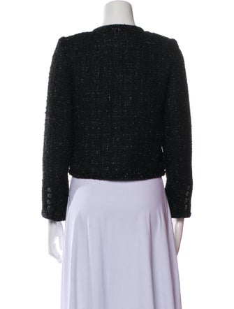 Self-Portrait 2022 Tweed Pattern Evening Jacket