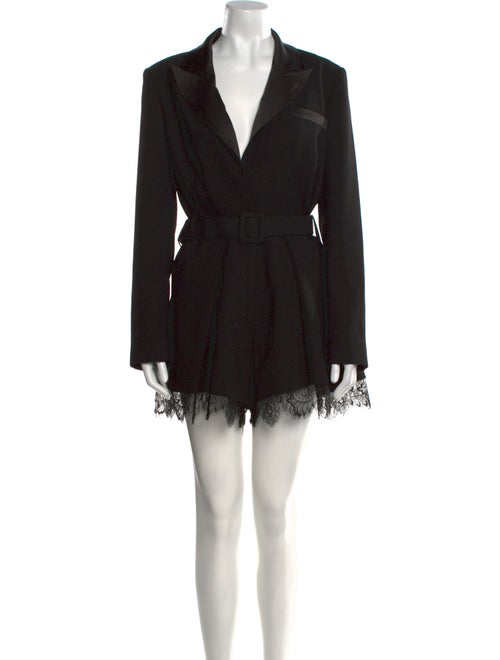 Self-Portrait V-Neck Romper