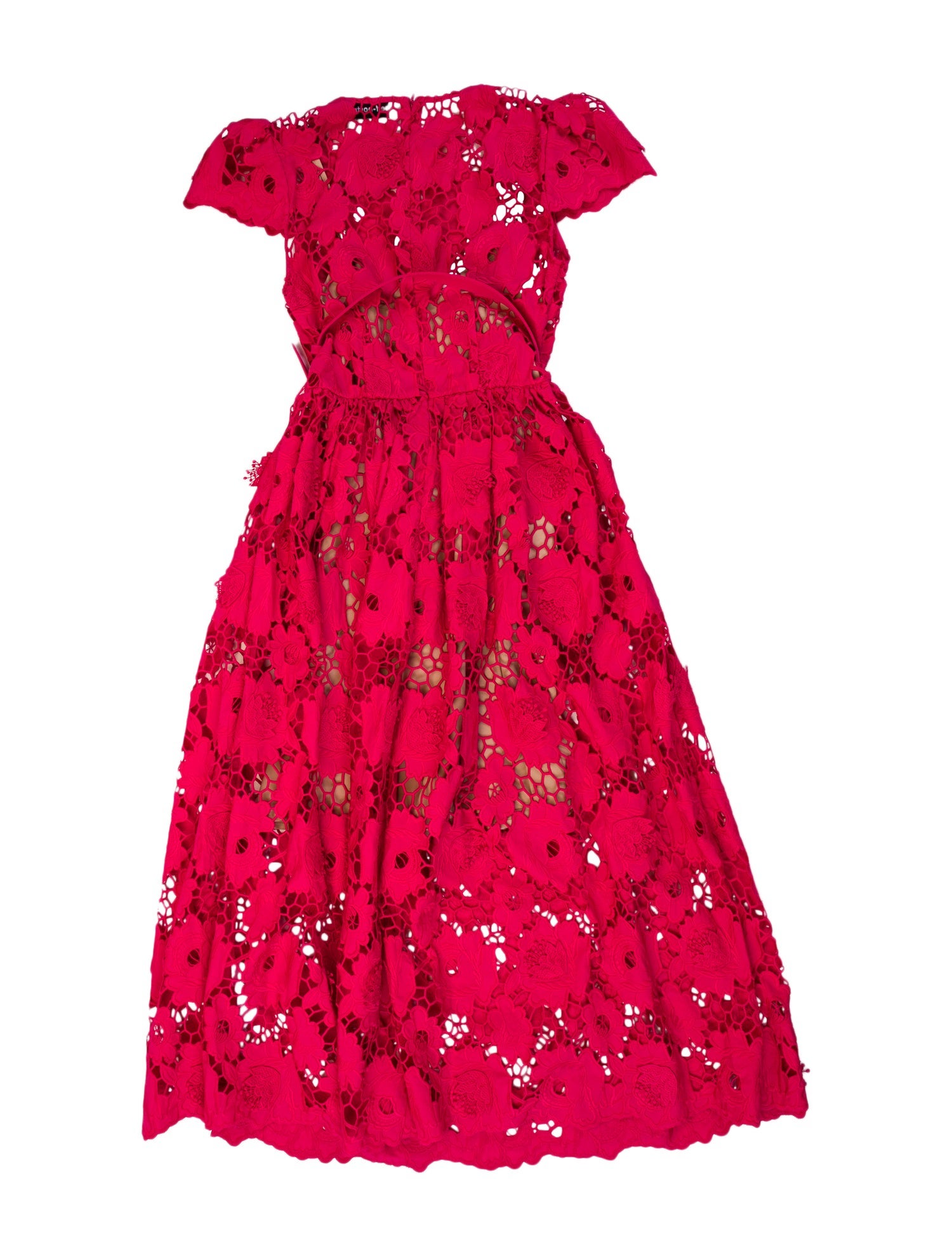 Self-Portrait Floral Print Midi Length Dress