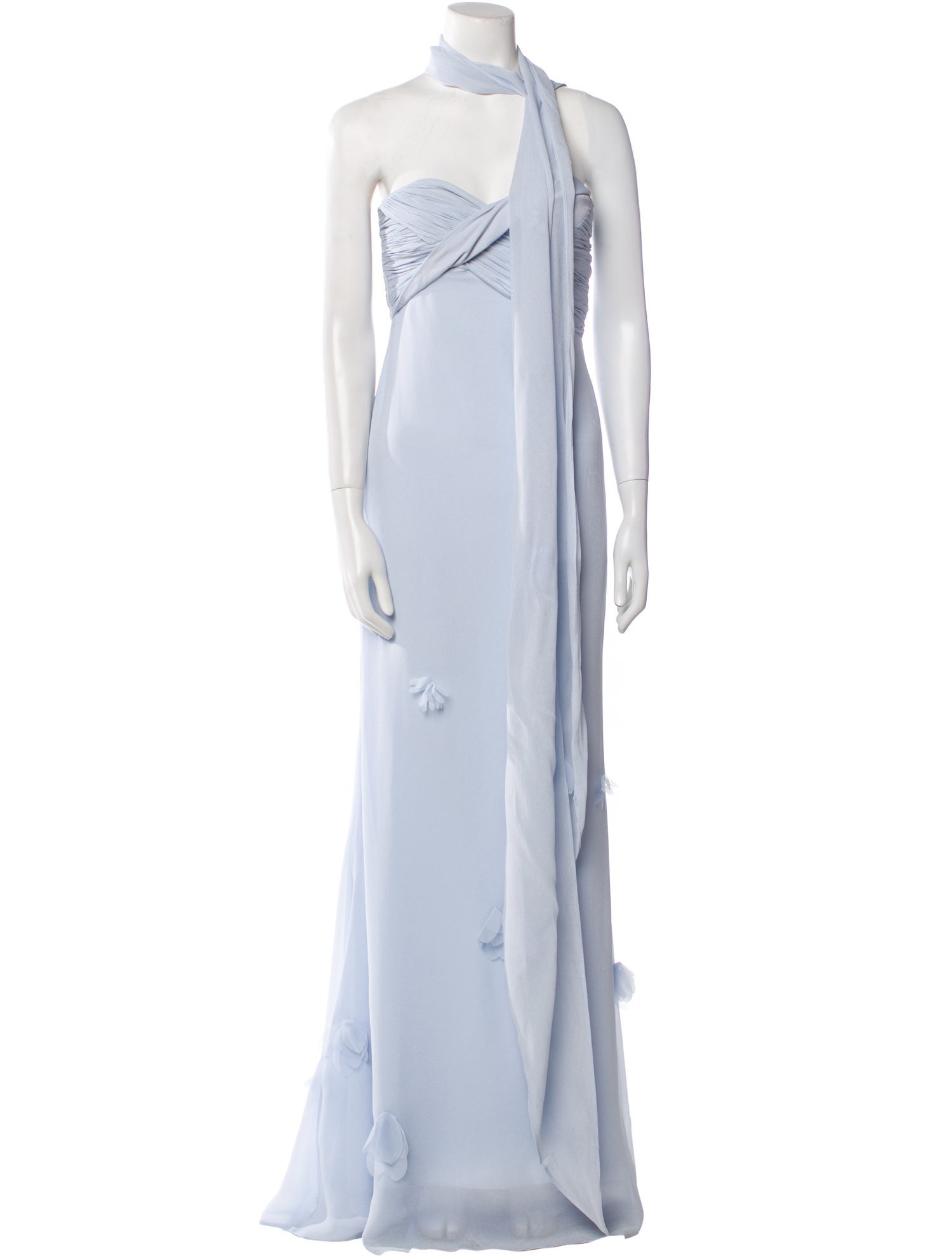 Self-Portrait Halterneck Long Dress