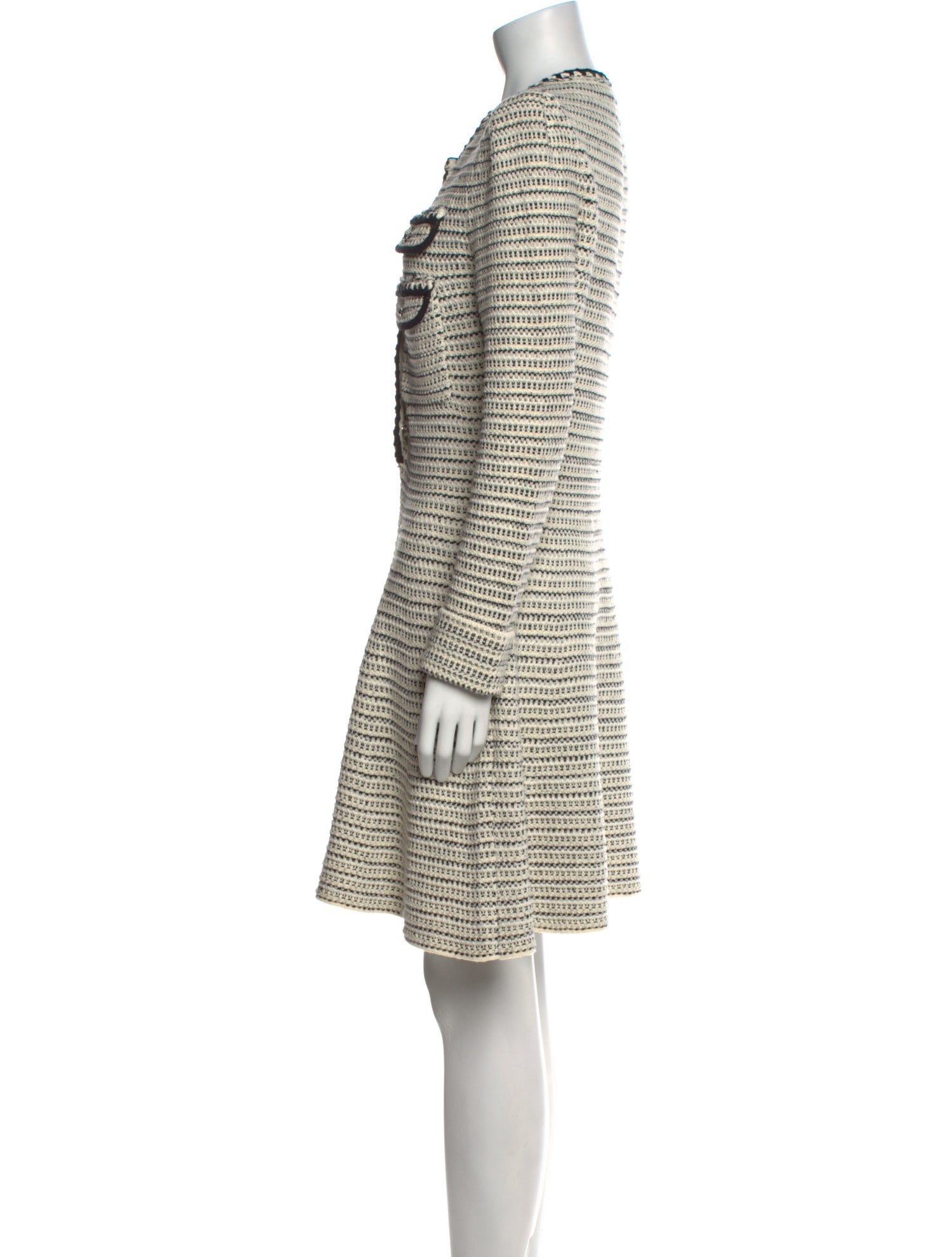 Self-Portrait Striped Mini Dress