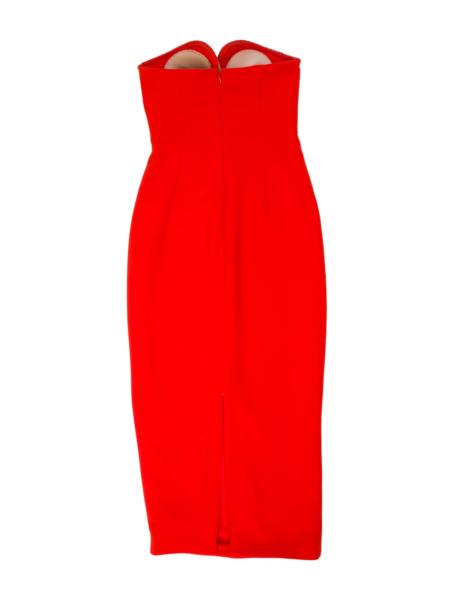 Self-Portrait Strapless Knee-Length Dress