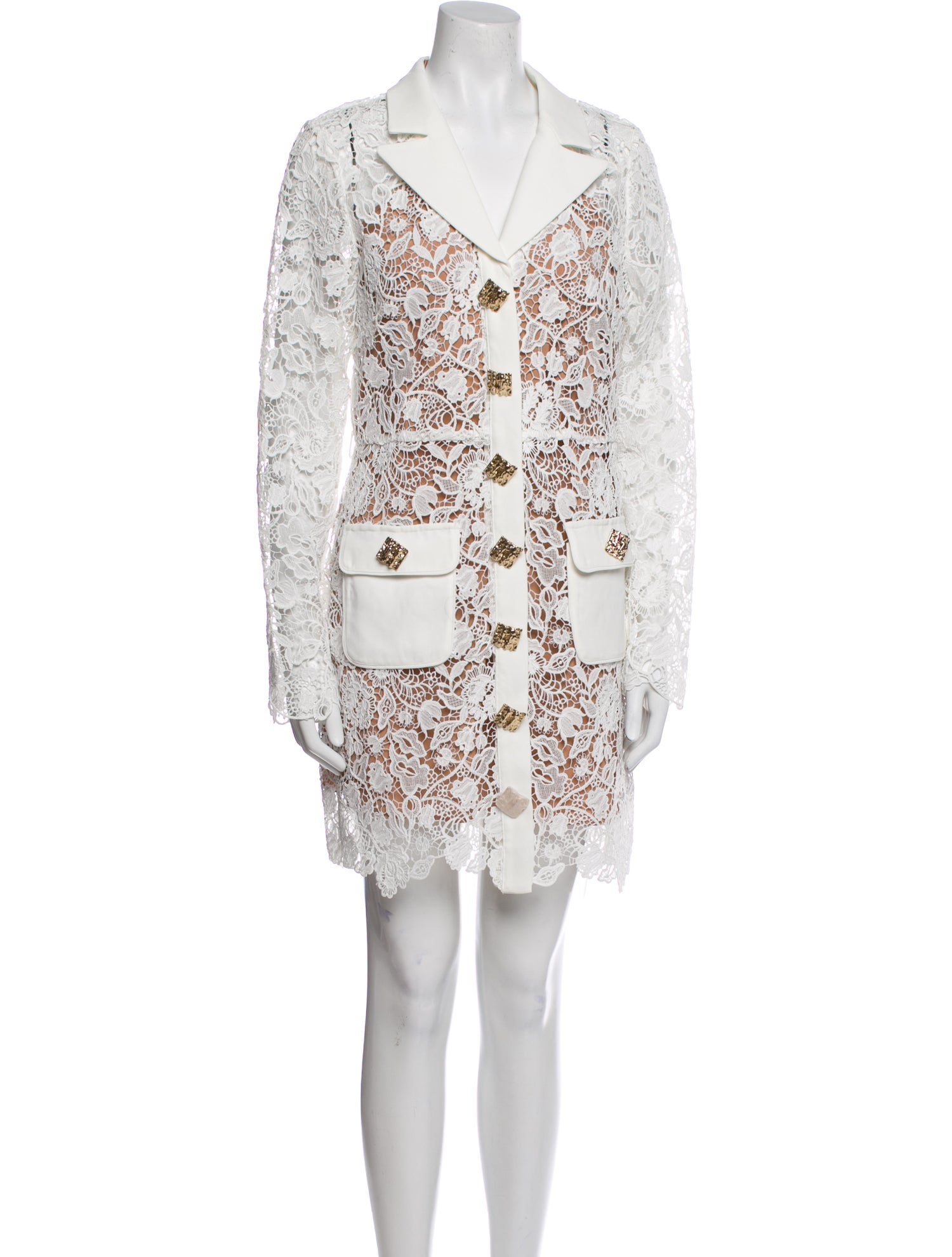 Self-Portrait Magnolia Lace Mini Dress w/ Tags