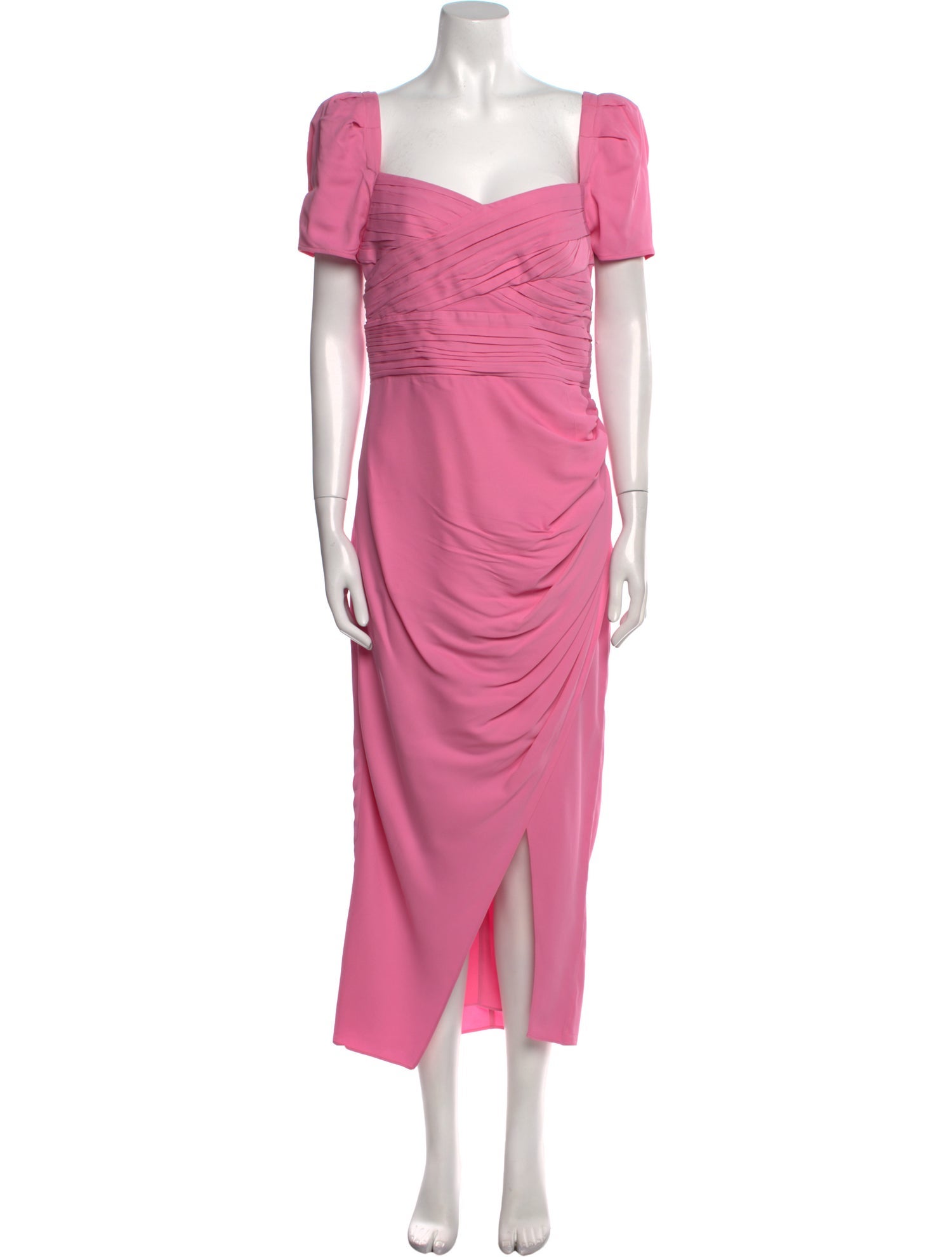 Self-Portrait Square Neckline Long Dress