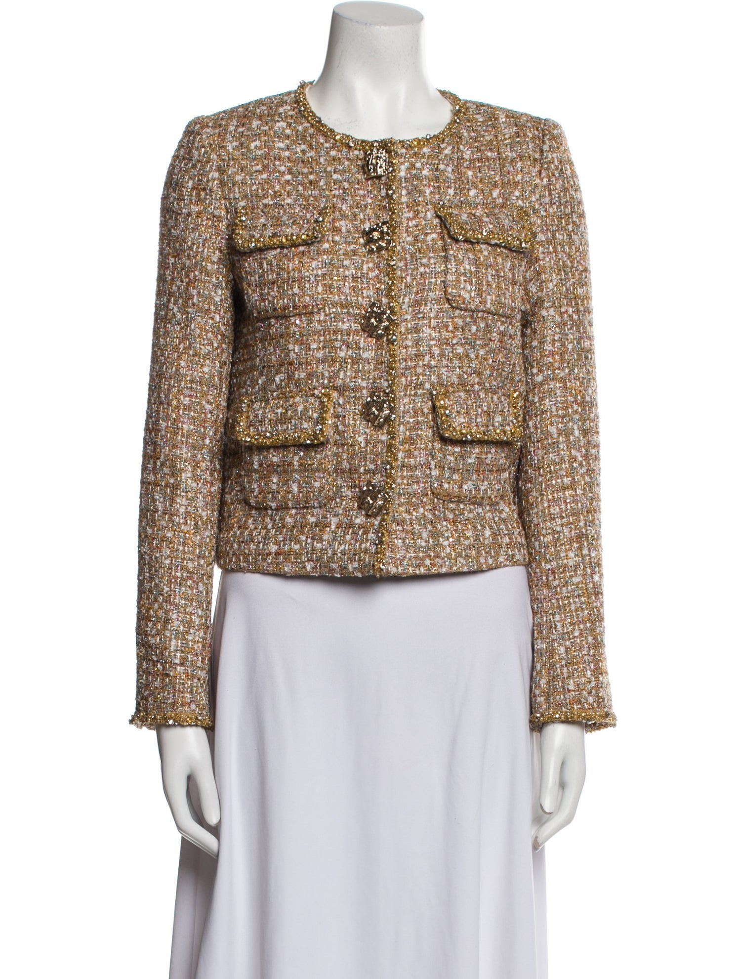 Self-Portrait 2022 Tweed Pattern Jacket w/ Tags