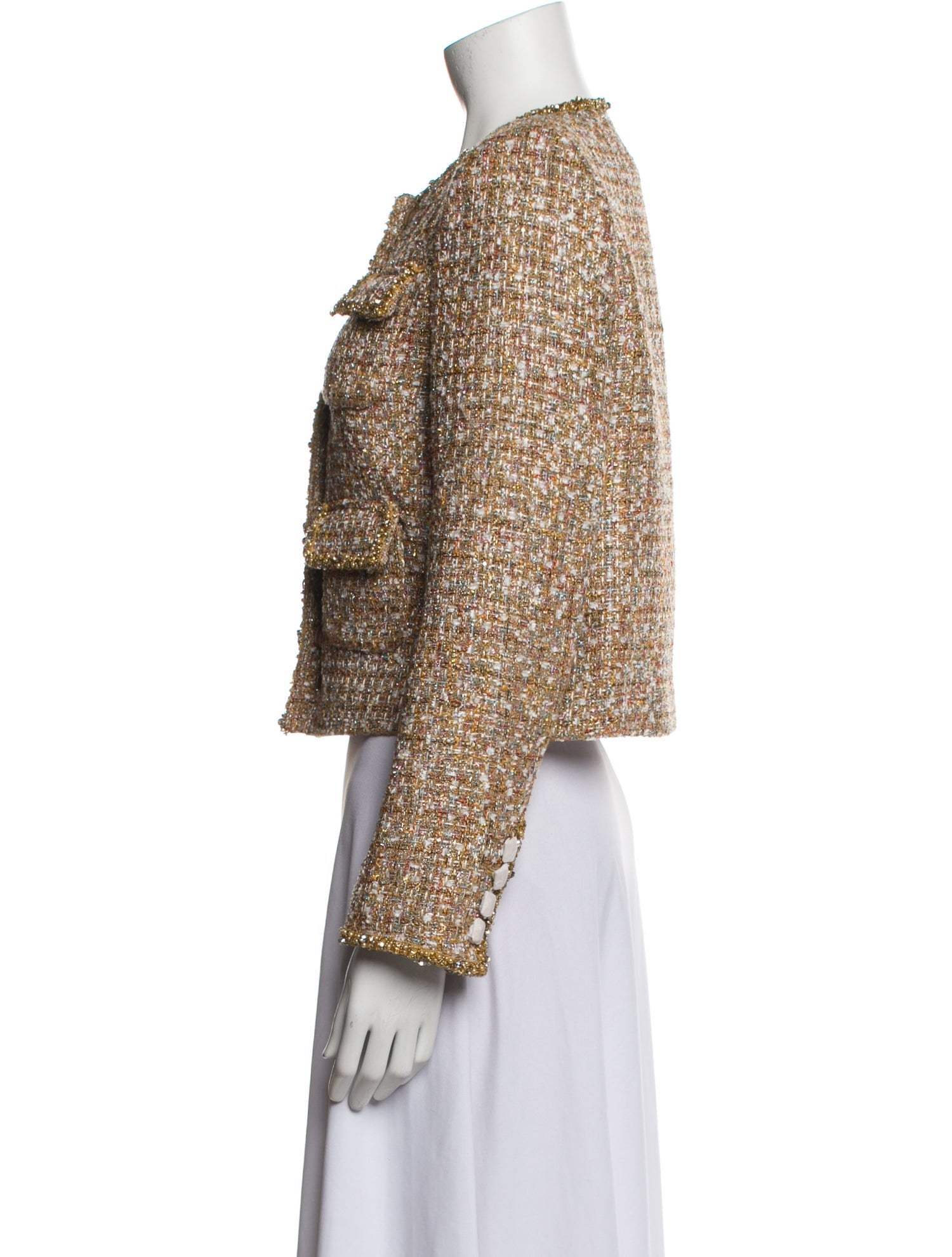 Self-Portrait 2022 Tweed Pattern Jacket w/ Tags