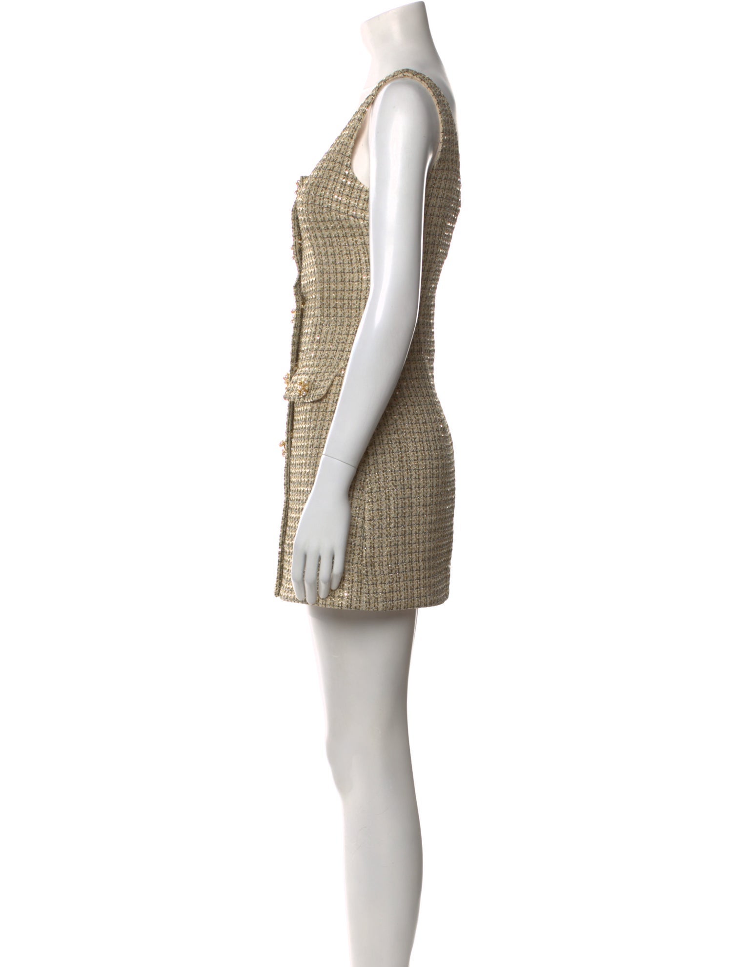 Self-Portrait Scoop Neck Mini Dress w/ Tags