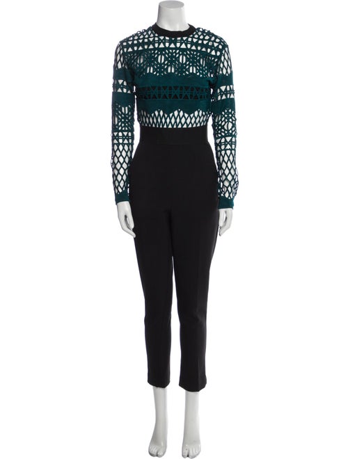 Self-Portrait Crew Neck Jumpsuit