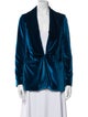 Self-Portrait Velvet Blazer