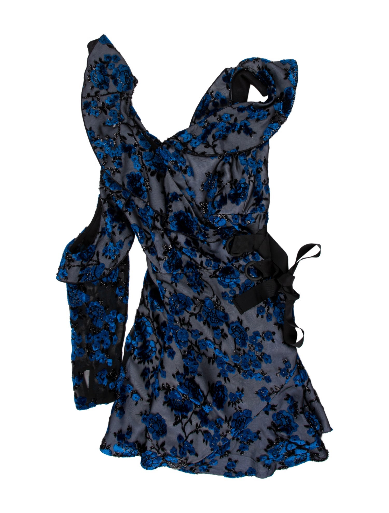 Self-Portrait Printed Mini Dress w/ Tags