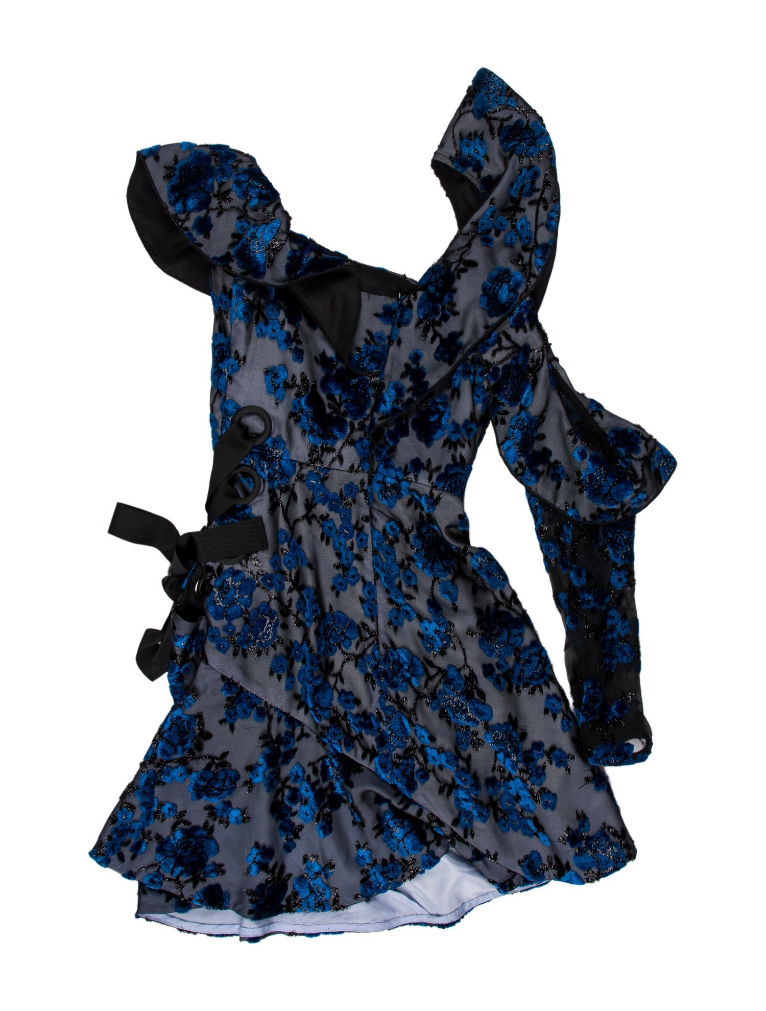 Self-Portrait Printed Mini Dress w/ Tags