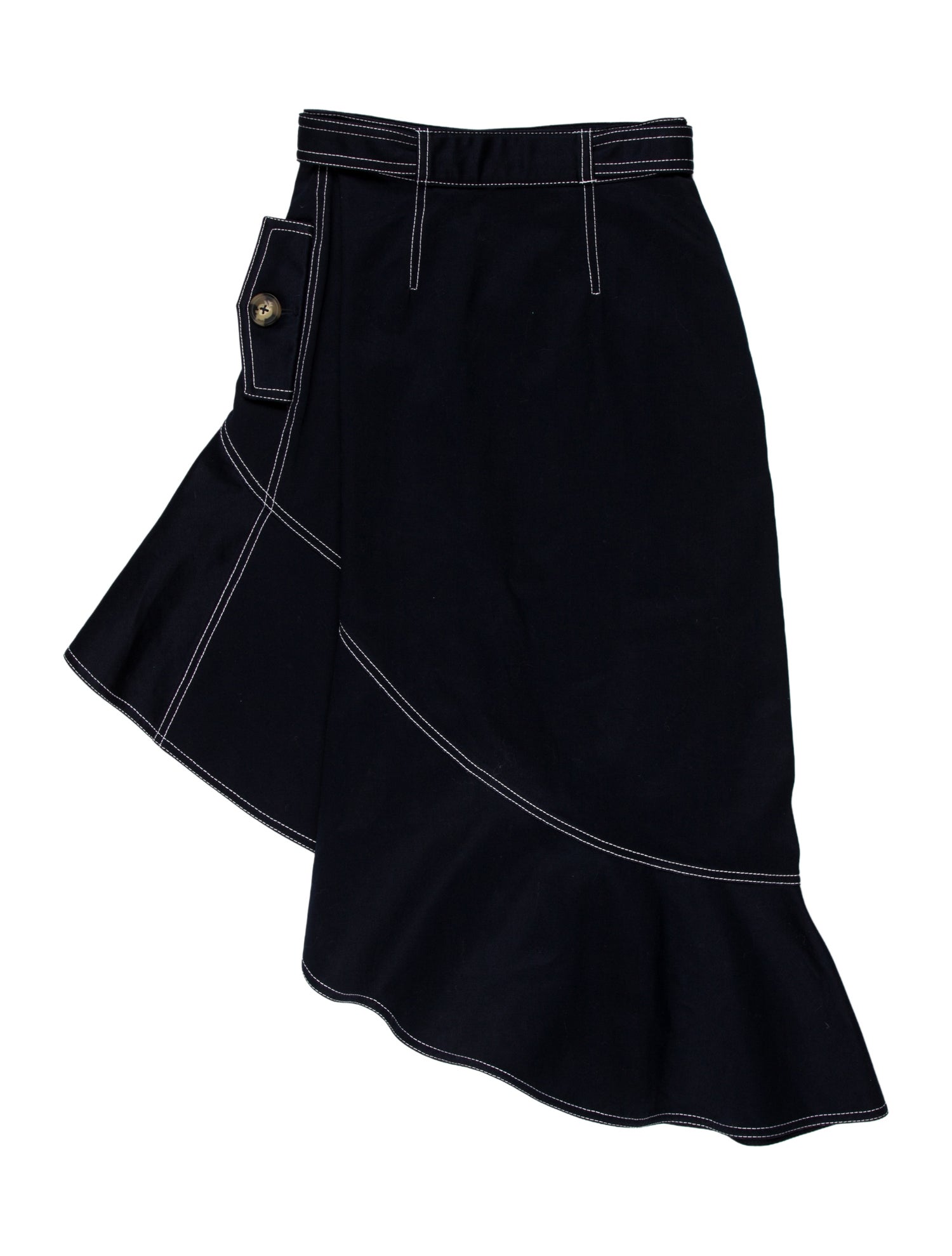 Self-Portrait Midi Length Skirt