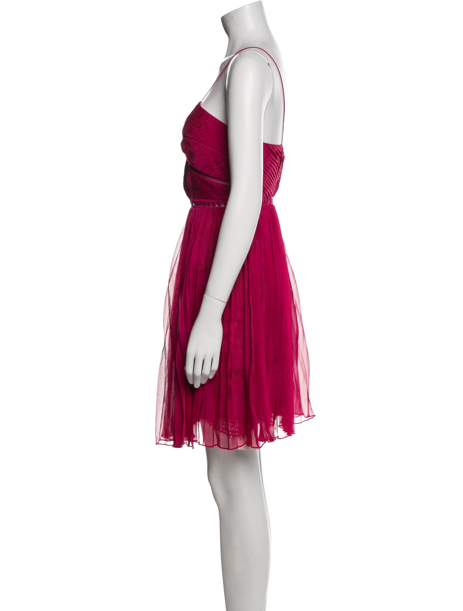 Self-Portrait V-Neck Mini Dress