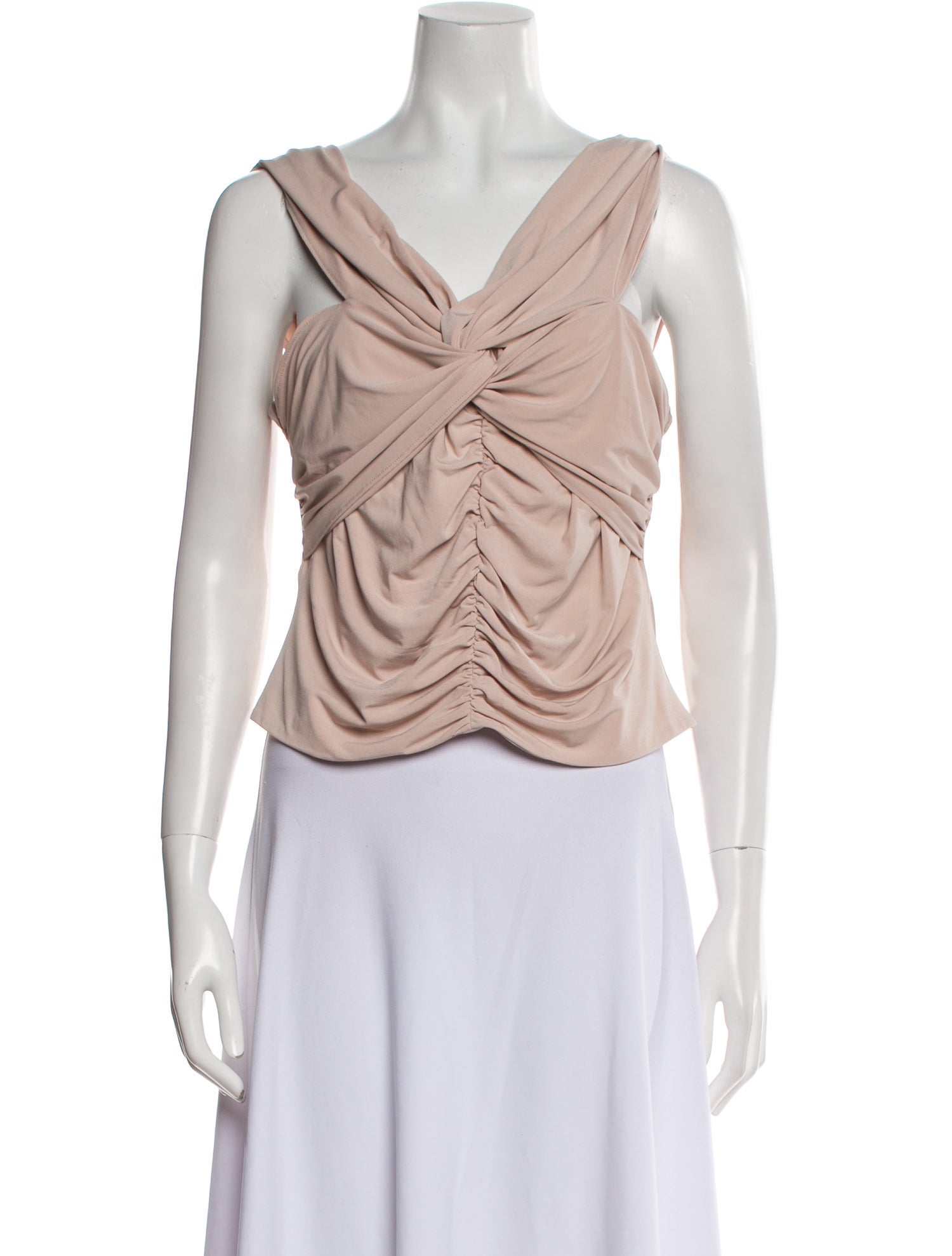 Self-Portrait V-Neck Sleeveless Crop Top w/ Tags