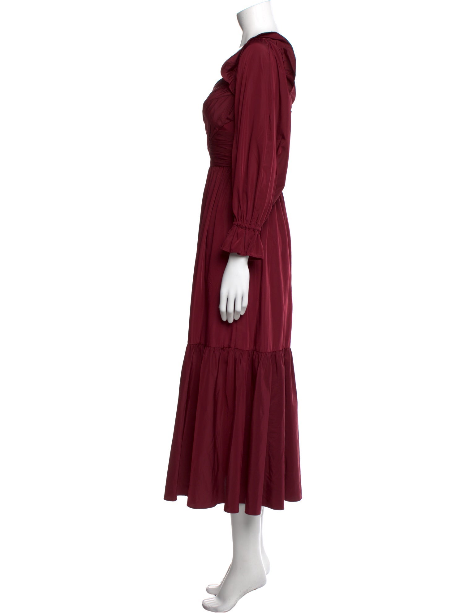 Self-Portrait Square Neckline Long Dress