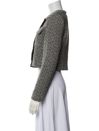 Self-Portrait Tweed Pattern Evening Jacket