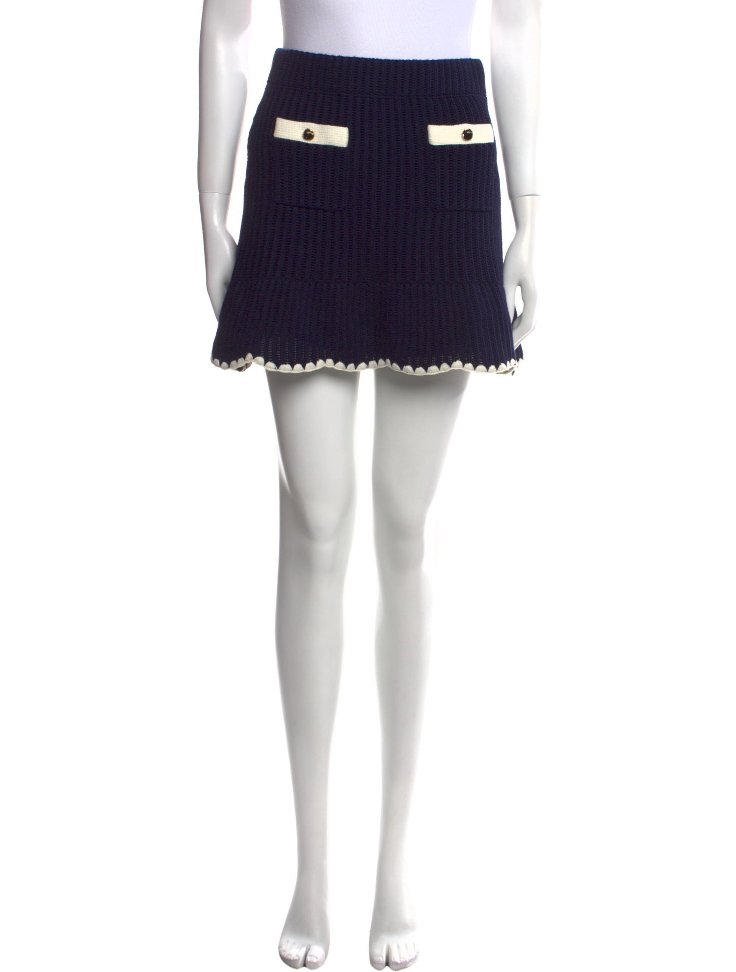 Self-Portrait Mini Skirt