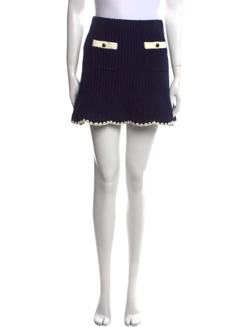 Self-Portrait Mini Skirt