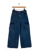 Self-Portrait High-Rise Wide Leg Jeans