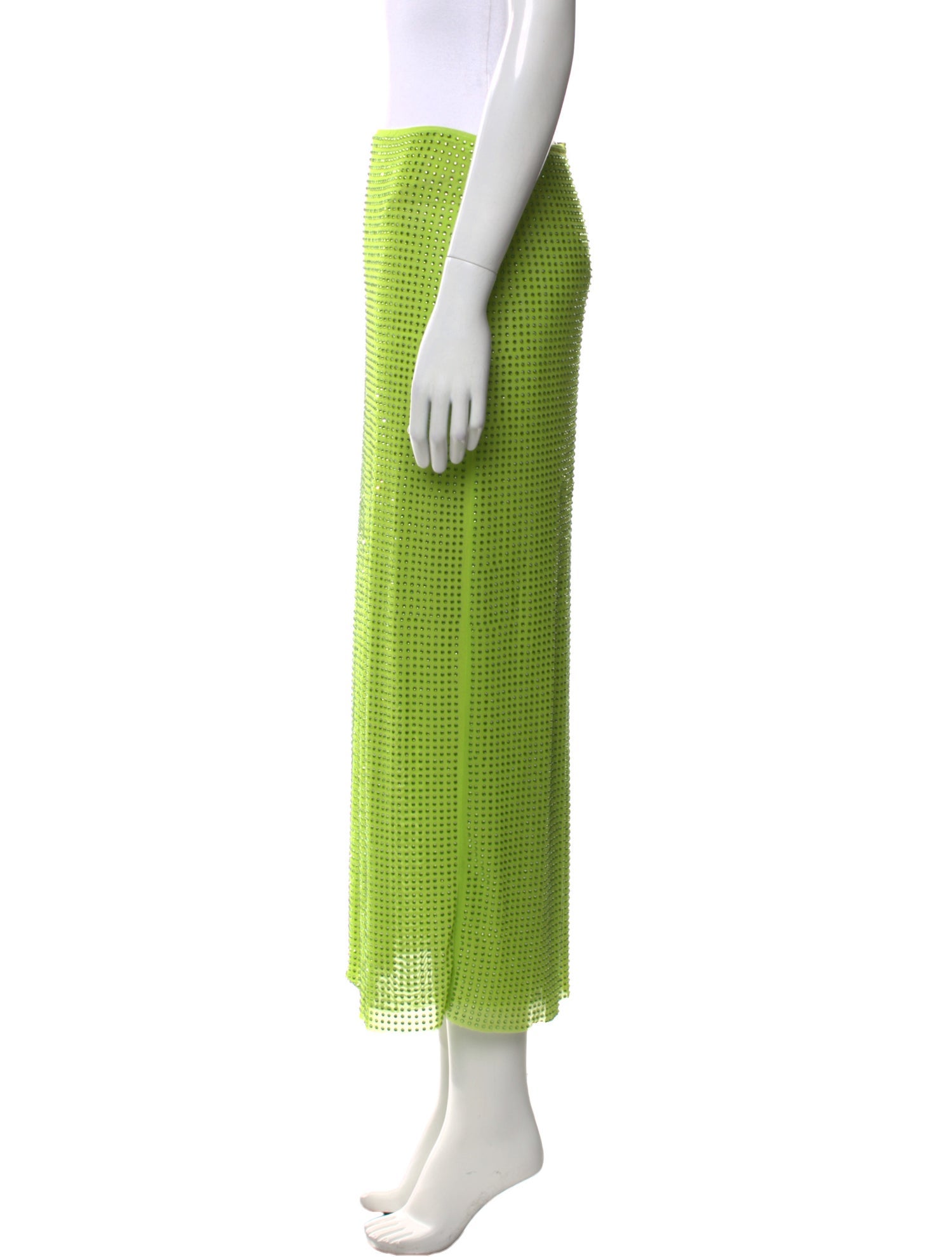 Self-Portrait Crystal Embellishments Midi Length Skirt