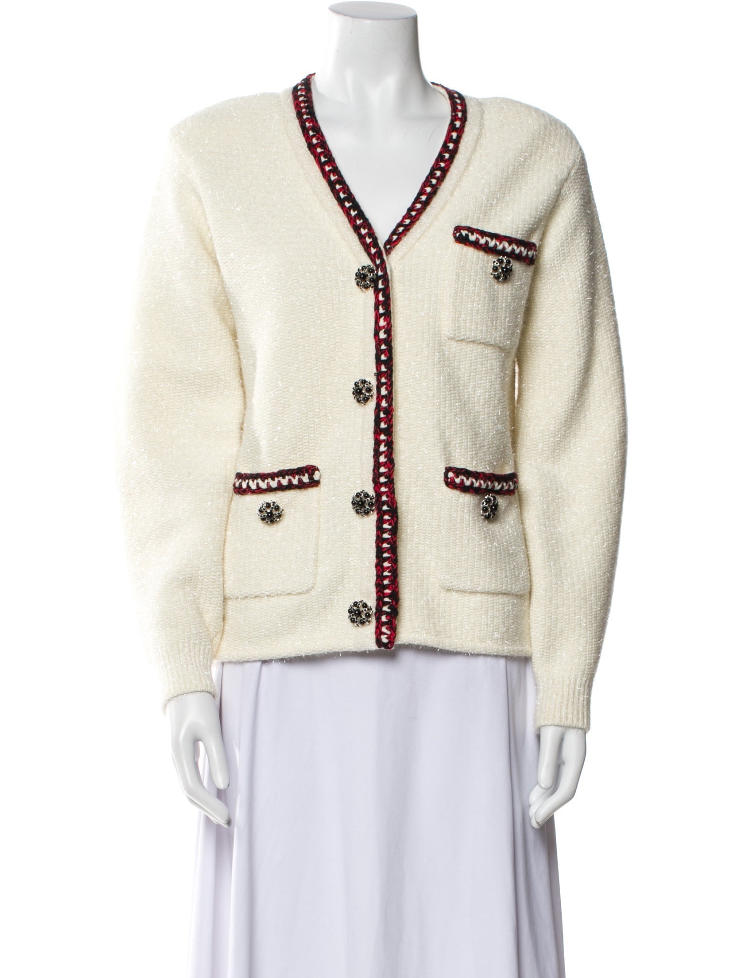 Self-Portrait V-Neck Sweater