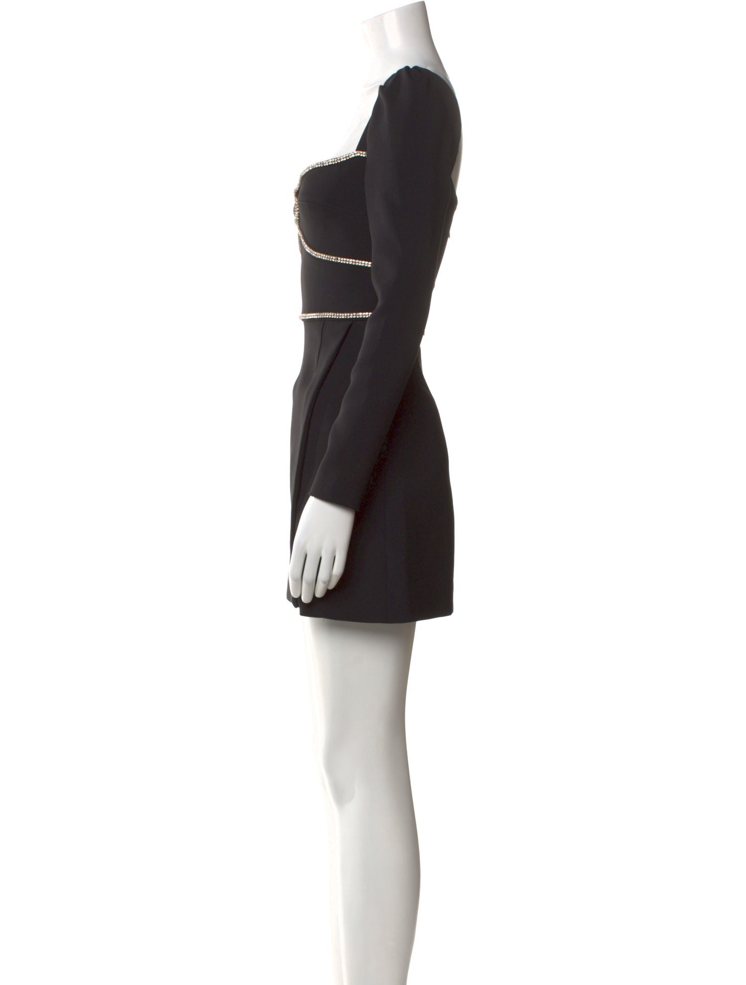 Self-Portrait Square Neckline Mini Dress