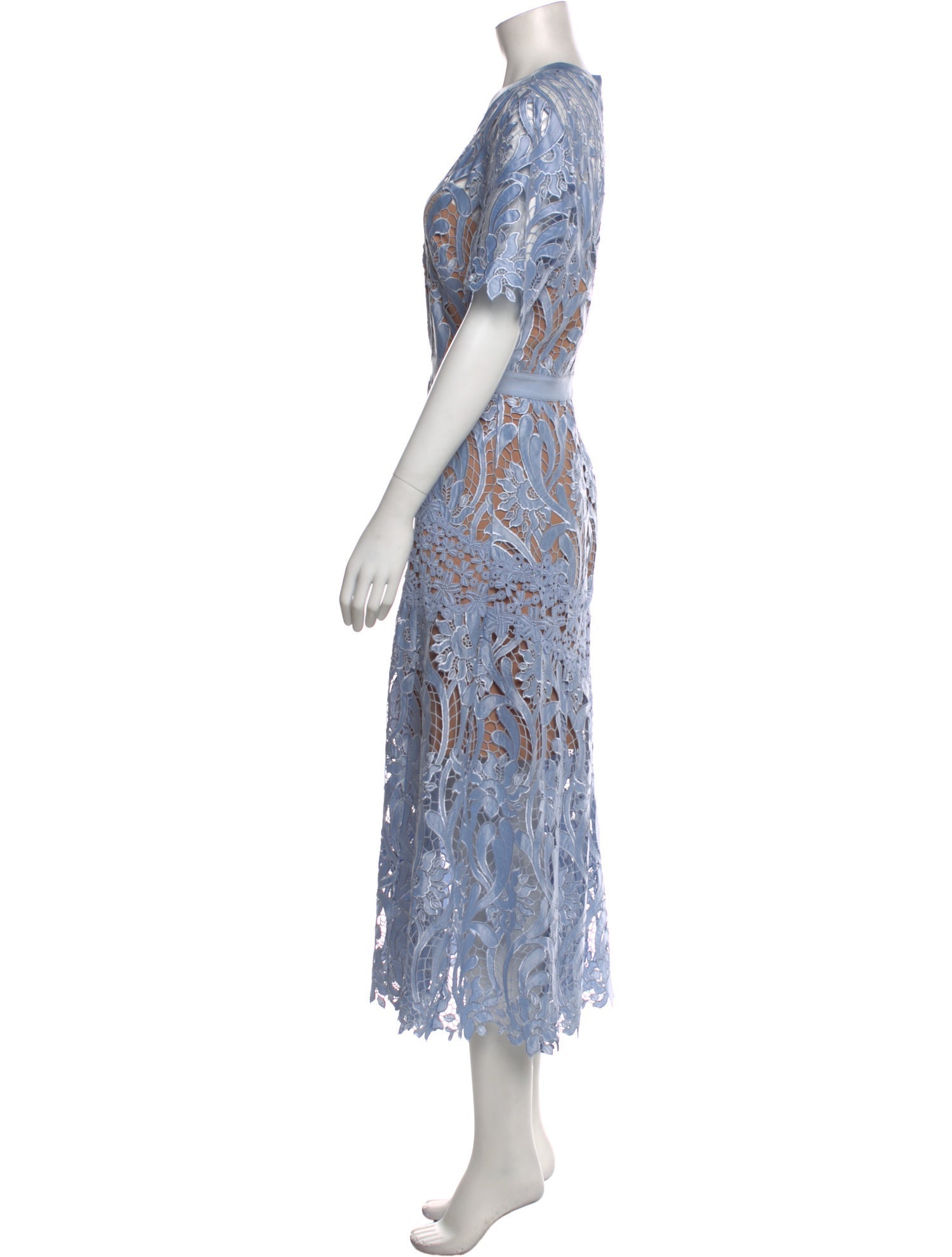 Self-Portrait Lace Pattern Long Dress w/ Tags