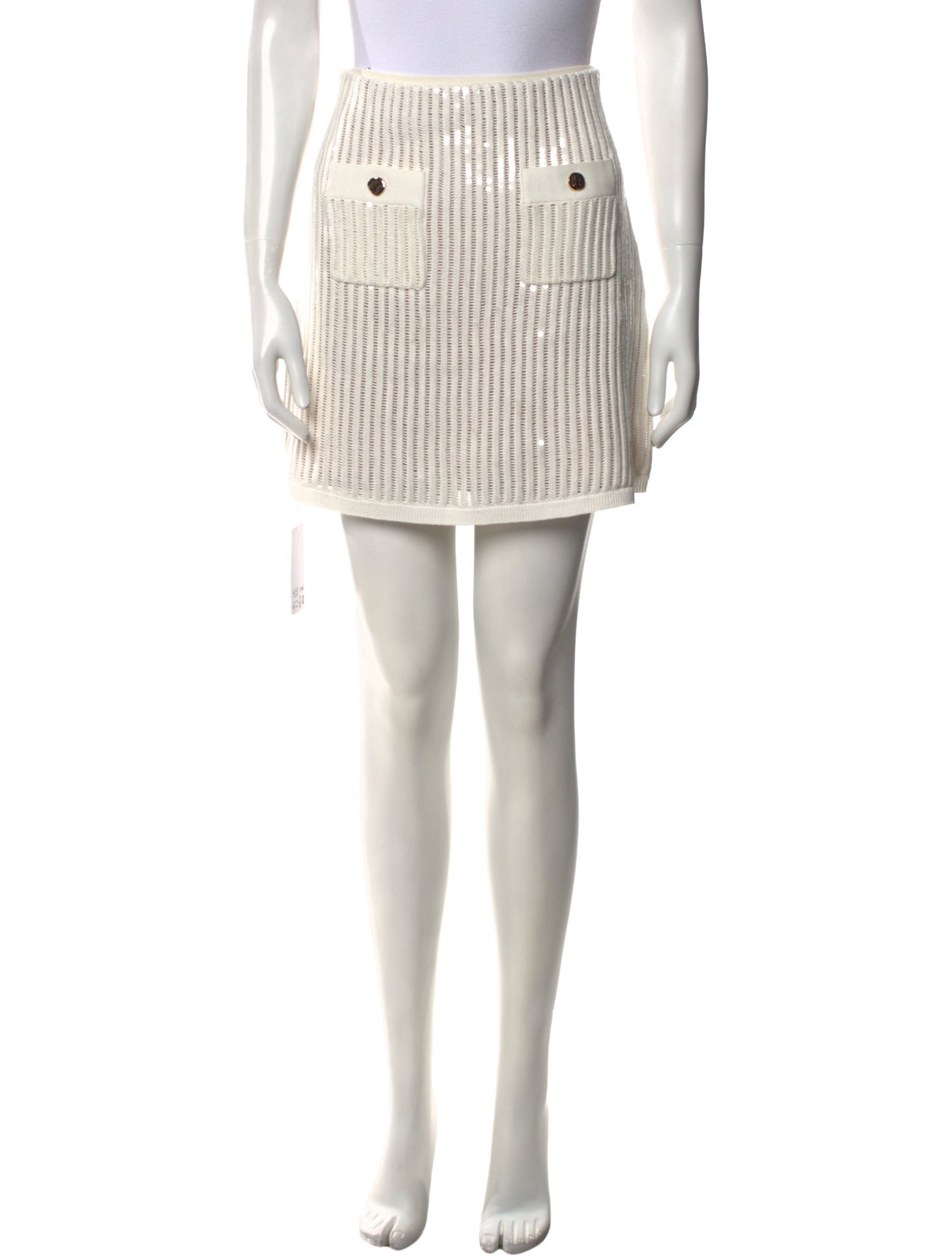 Self-Portrait Sequin Embellishments Mini Skirt w/ Tags