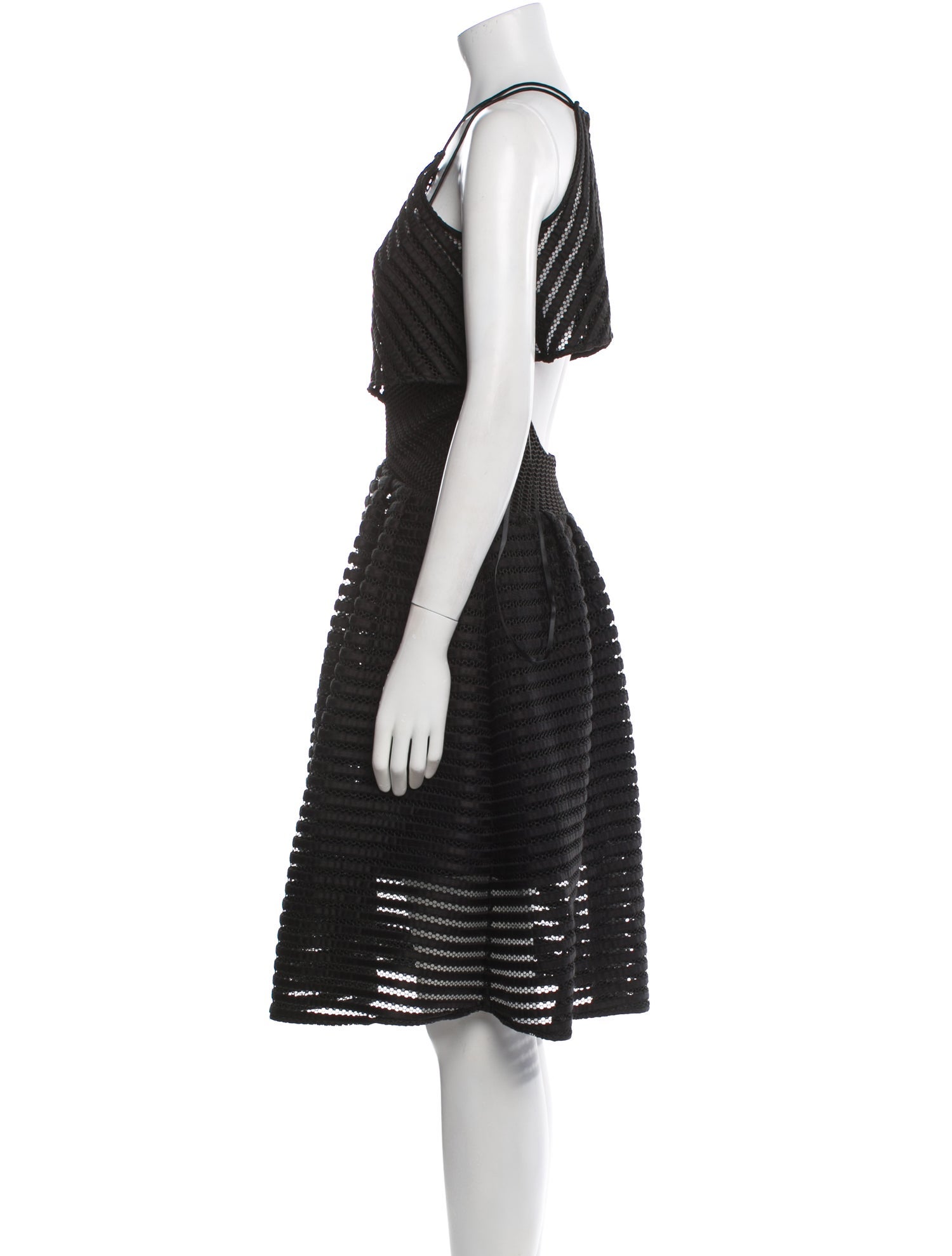 Self-Portrait Halterneck Midi Length Dress