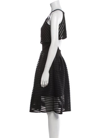 Self-Portrait Halterneck Midi Length Dress