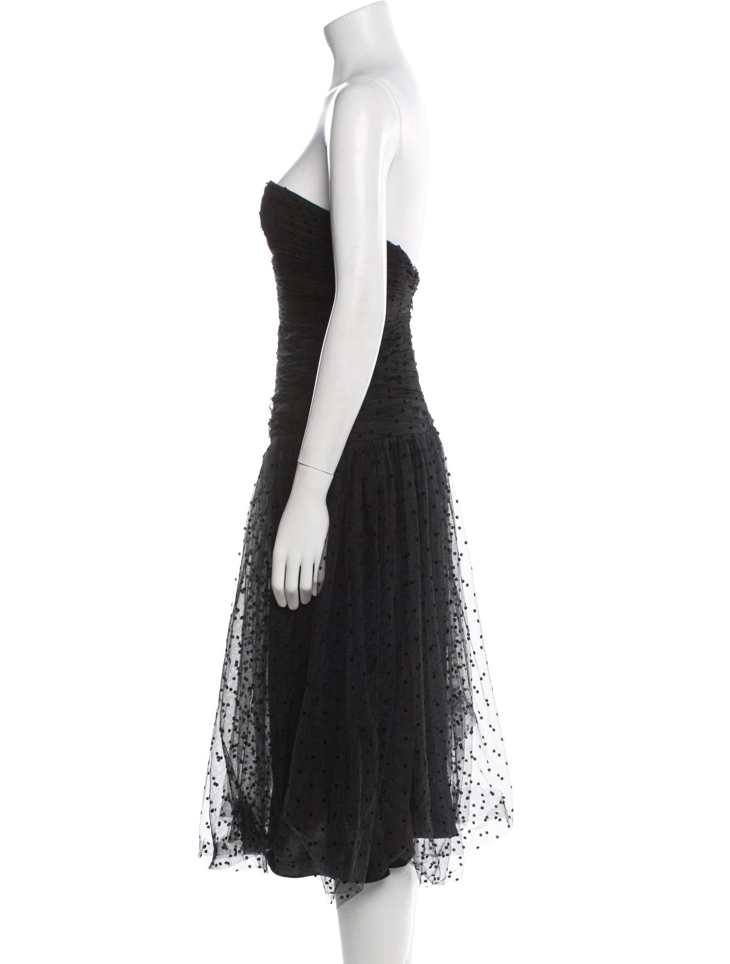 Self-Portrait Strapless Knee-Length Dress w/ Tags