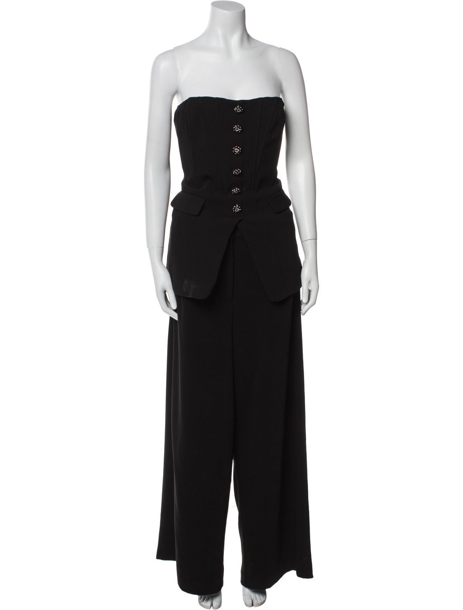 Self-Portrait Strapless Jumpsuit