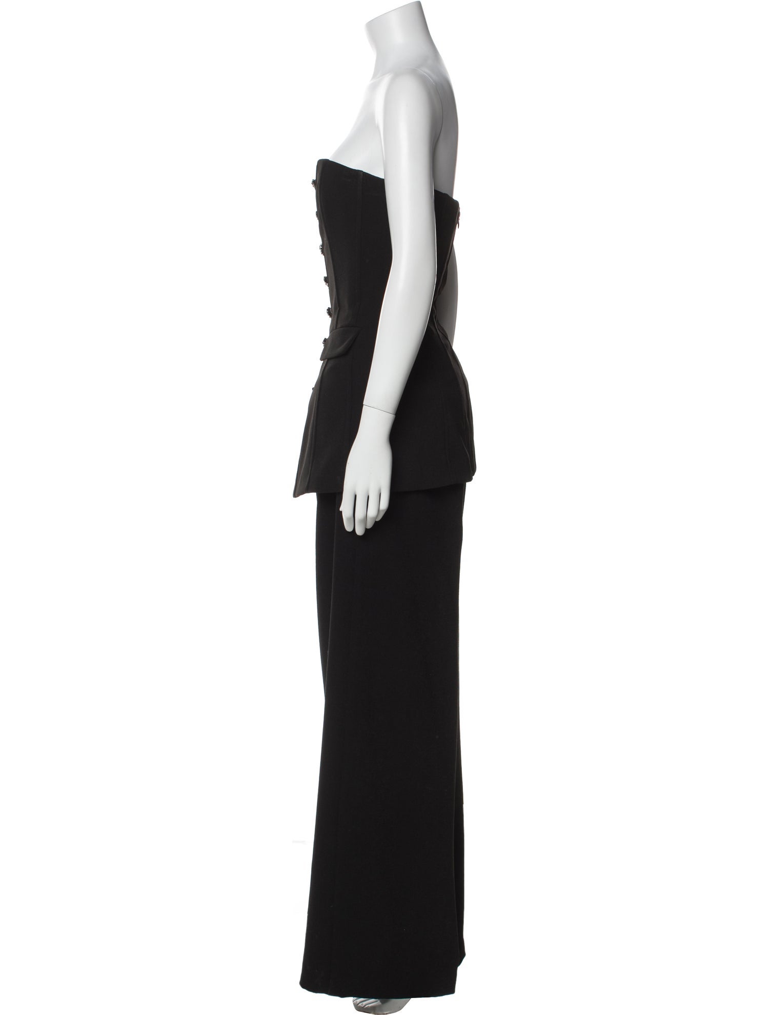 Self-Portrait Strapless Jumpsuit