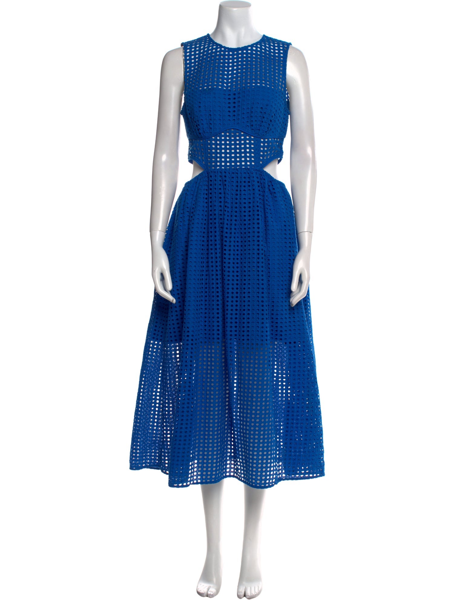 Self-Portrait Printed Long Dress