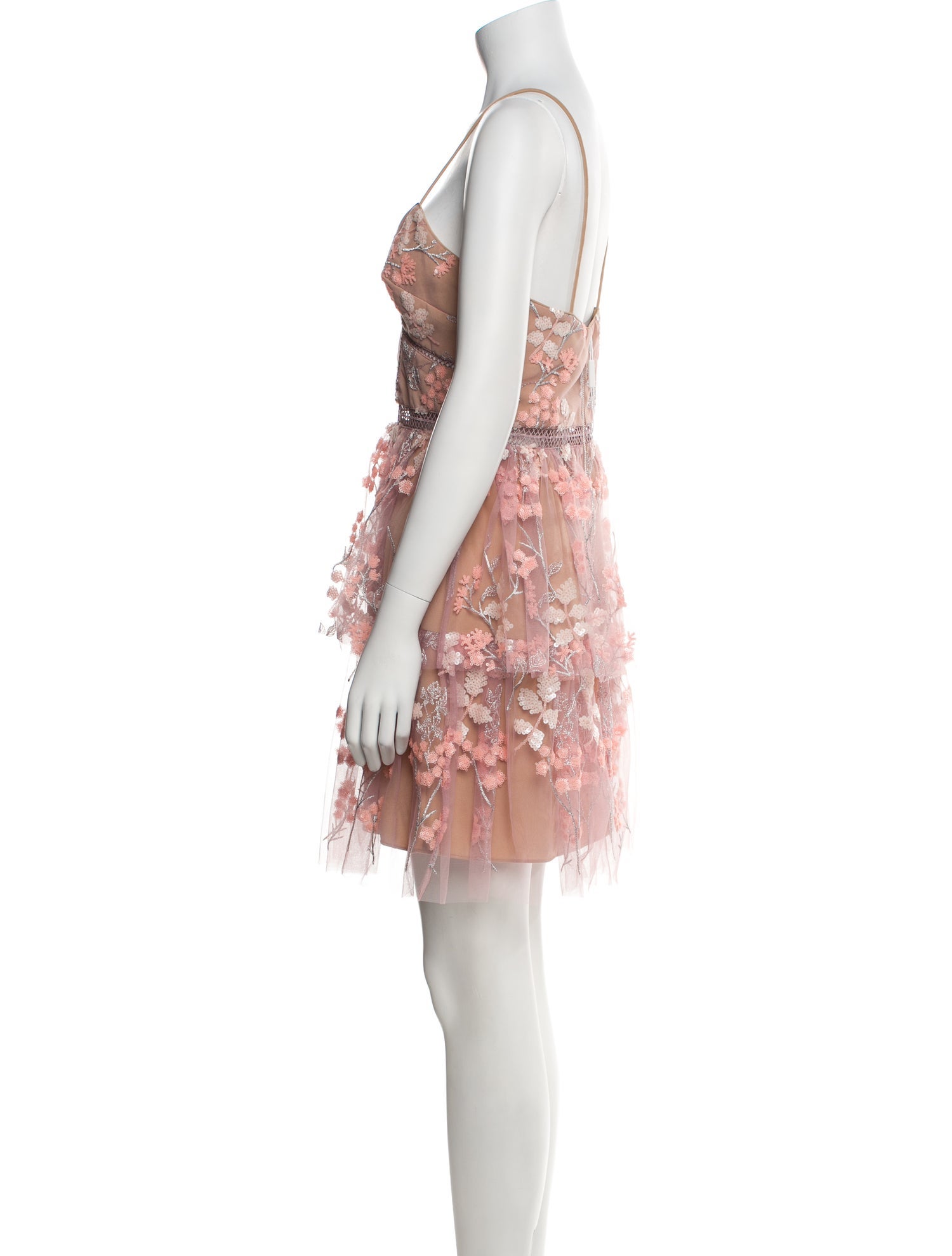 Self-Portrait Lace Pattern Mini Dress w/ Tags