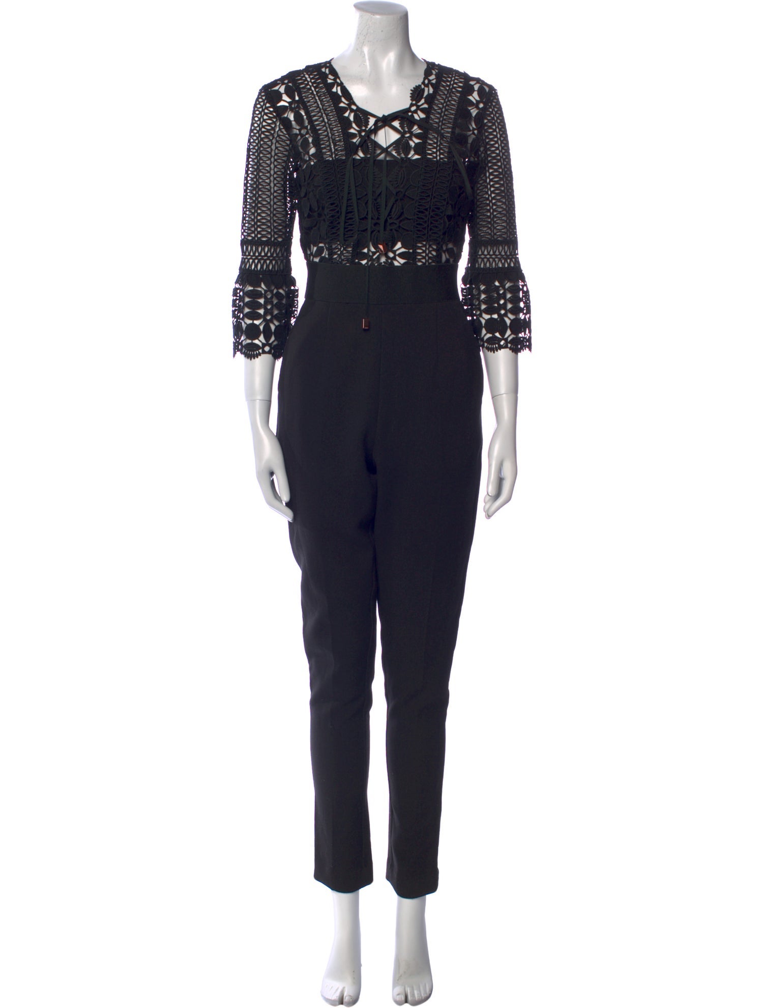 Self-Portrait Crew Neck Jumpsuit