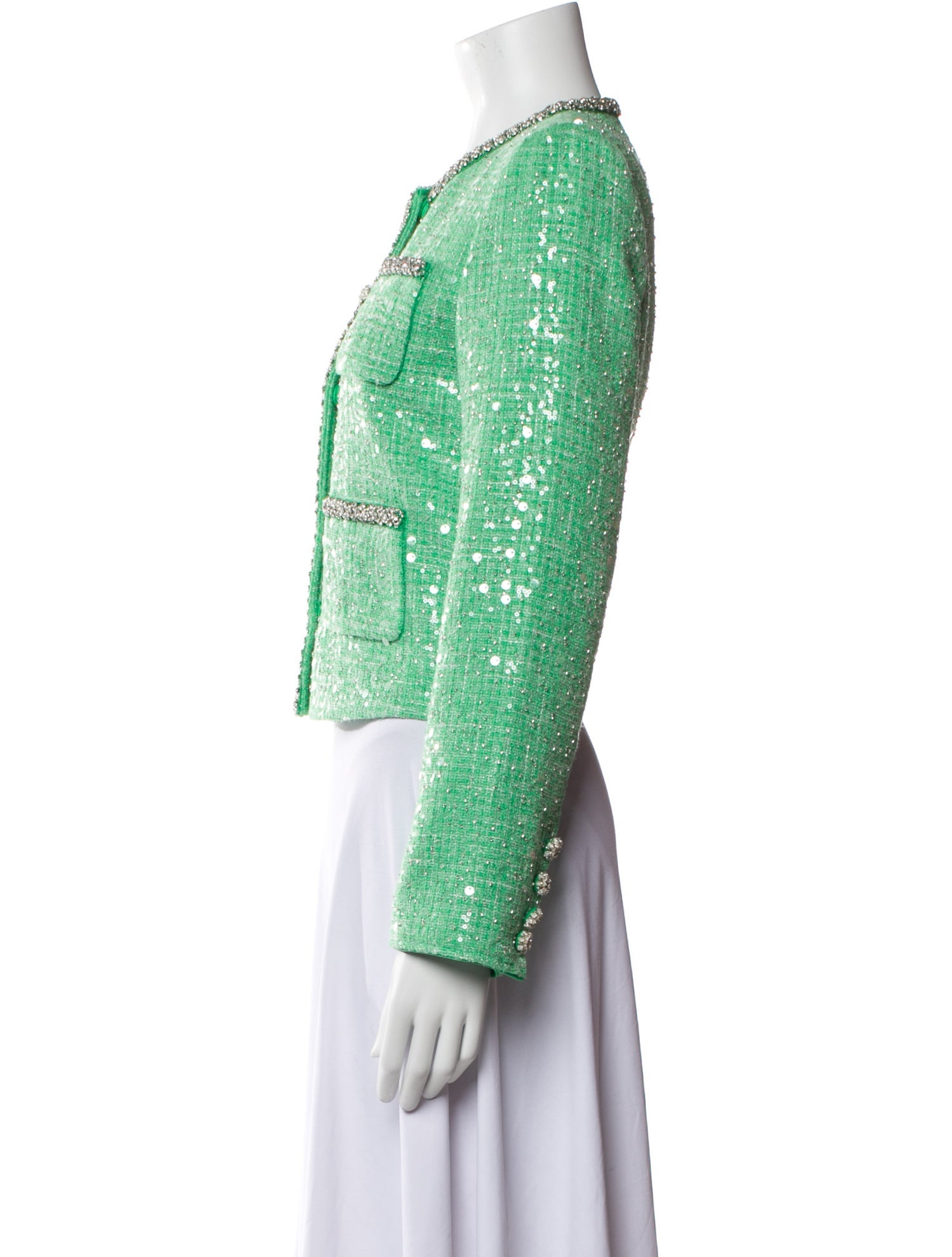 Self-Portrait Tweed Pattern Evening Jacket w/ Tags