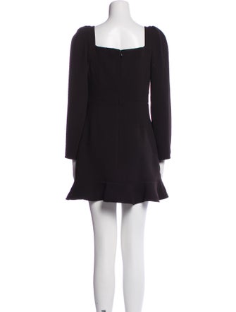 Self-Portrait Square Neckline Mini Dress