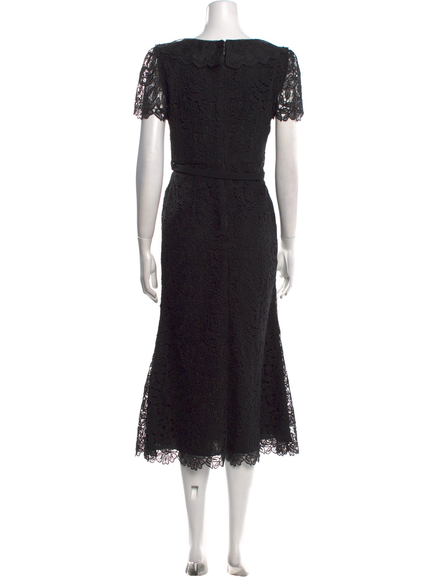 Self-Portrait Lace Pattern Long Dress