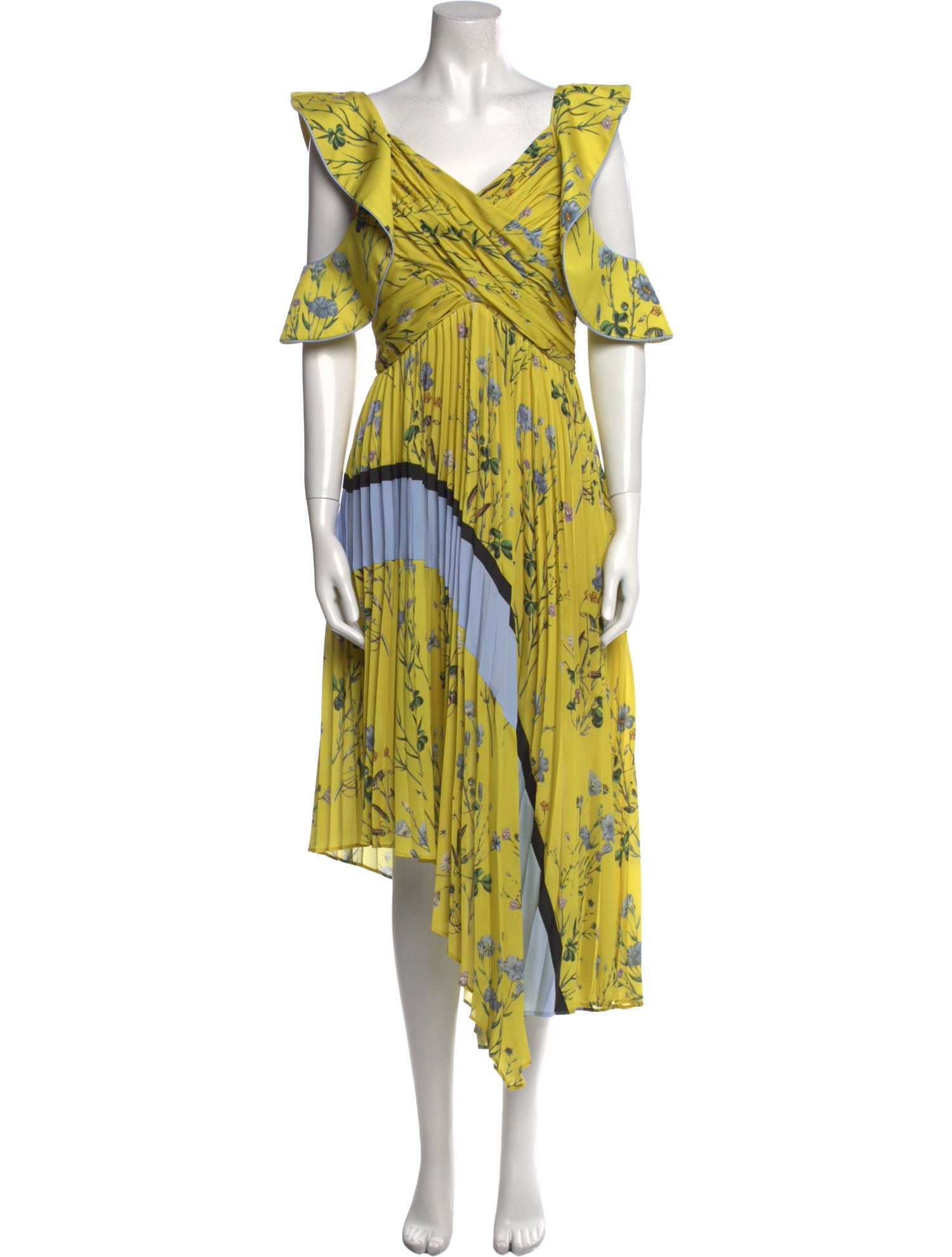 Self-Portrait Floral Print Long Dress