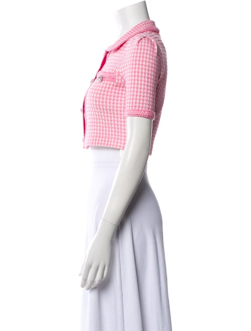 Self-Portrait Plaid Print Bolero