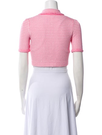 Self-Portrait Plaid Print Bolero