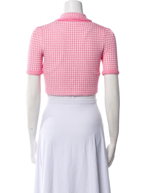 Self-Portrait Plaid Print Bolero