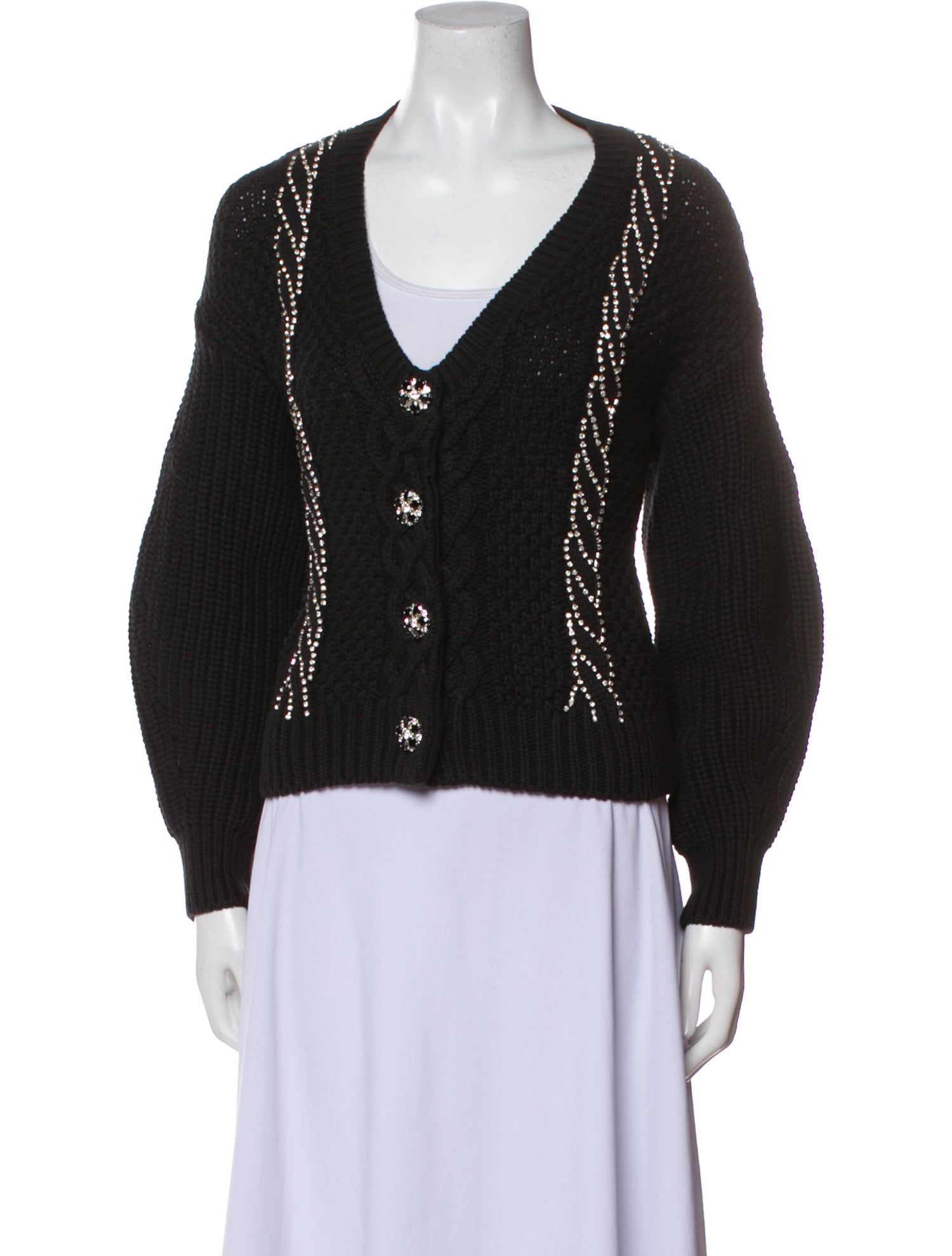 Self-Portrait V-Neck Sweater w/ Tags