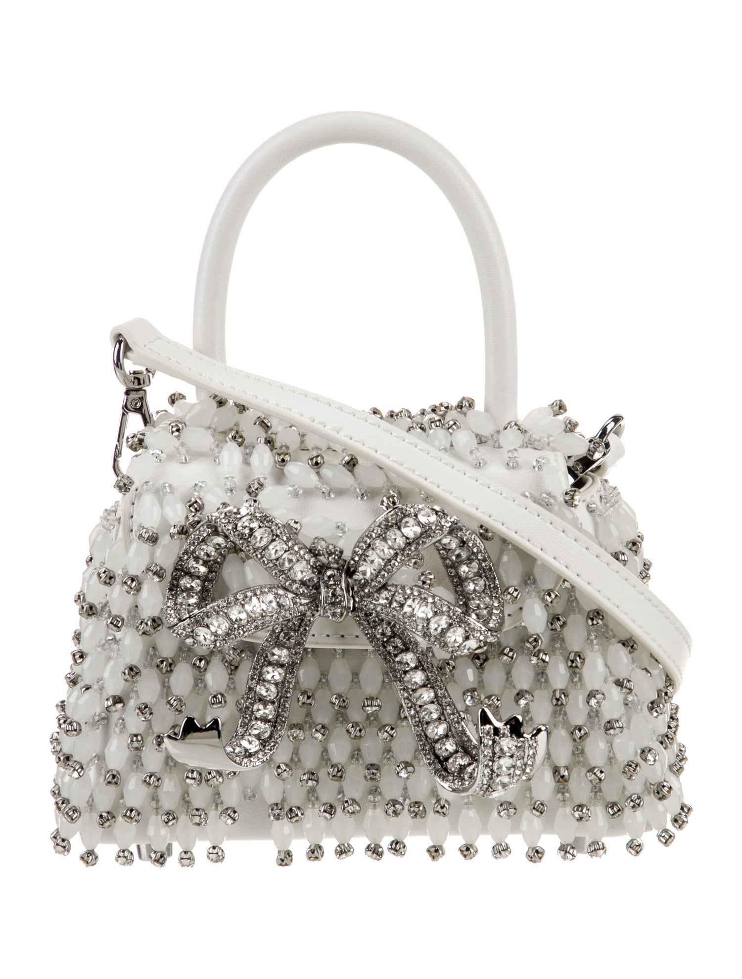 Self-Portrait Leather Crossbody Bag