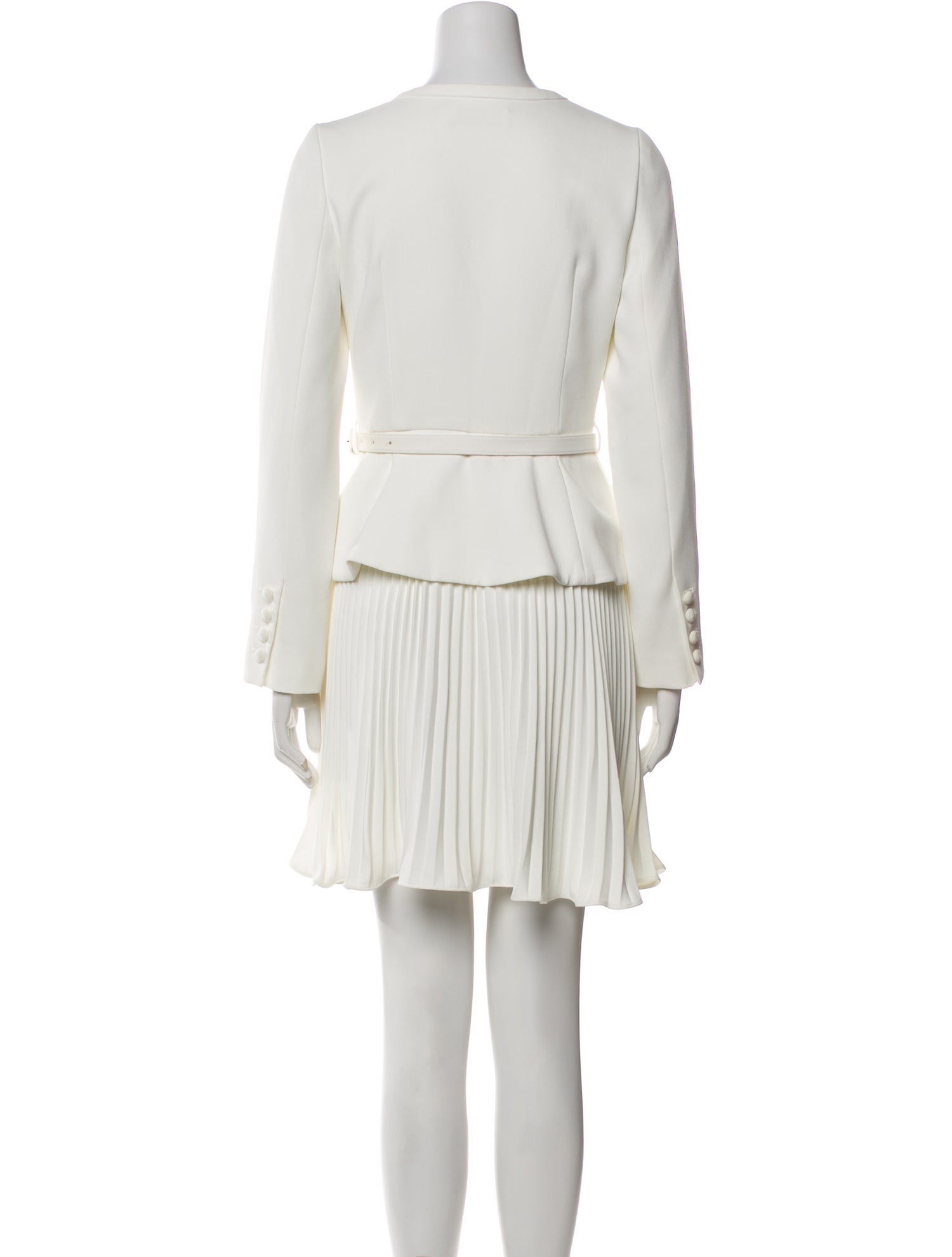 Self-Portrait Scoop Neck Mini Dress