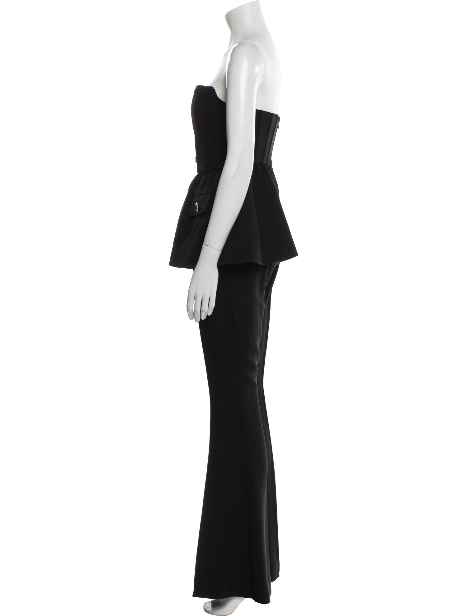 Self-Portrait Strapless Jumpsuit