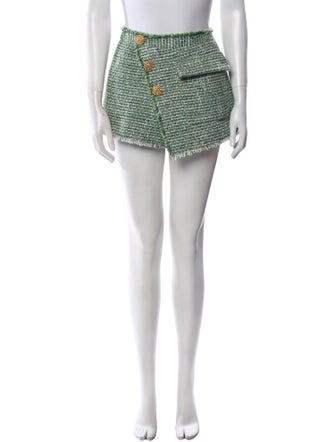 Self-Portrait Printed Mini Shorts