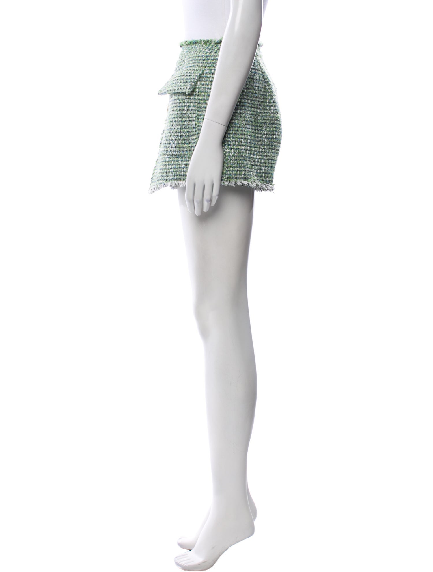 Self-Portrait Printed Mini Shorts