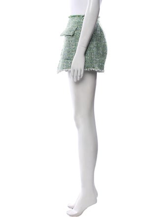 Self-Portrait Printed Mini Shorts